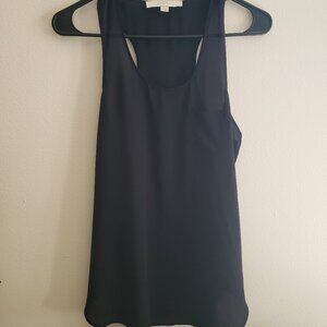 Loft Black Pocket Racerback Tank XS